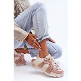 Boto Women's Trendy Lace-up Sport Shoes Beige-Pink Chillout! | Shoptok.si