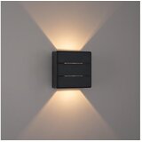 Immax 08520L - LED spoljašnje zidno svetlo LUXLINE 6W/230V 3000K IP54 crna | Eponuda.com