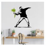Wallity zidna dekoracija Moss-Flower Gang, 70x69cm, Crna | ePonuda.com