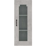 Viseći Viseča stenska omarica betonsko siva 34,5x34x90 cm, (20654084) | Shoptok.si