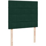  Krevet box spring s madracem tamnozeleni 120x190 cm baršunasti | shoptok.hr
