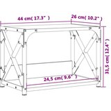  Stojalo za tiskalnik sonoma hrast 44x26x31,5 cm inženirski les, (22137196) Slike