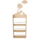 Hanah home polica za knjige lucca birchwood