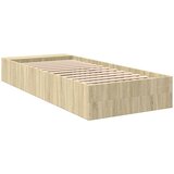  Okvir za krevet boja hrasta 75x190 cm od konstruiranog drva | shoptok.hr