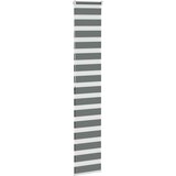 vidaXL Zebra senčilo temno sivo 40x200 cm tkanina širina 35,9 cm | Shoptok.si