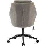 MID.YOU VRTLJIVI STOL kovina, tekstil siva, črna | Shoptok.si