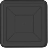  Kvadratna posuda za cvijeće 24 pcs Crna 18 x 18 x 2 cm Plastika | shoptok.hr