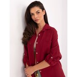 Italy Moda Shirt-MO-KS-9368.98-burgundy | Shoptok.si