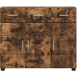  Kreveta s policom FLORIN Dimljeni hrast 88,5 x 30,5 x 73 cm | shoptok.hr