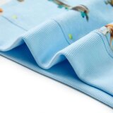  Dječja topla majica svjetloplava prošarana 140 | shoptok.hr