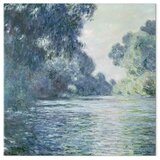  Slika - Claude Monet – A Stretch of the Seine near Giverny 60x60 Premium Print | shoptok.hr