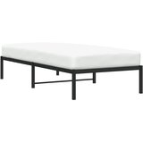 Metalni okvir za krevet crni 90 x 200 cm | shoptok.hr