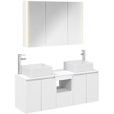  Set ormarića za kupaonicu 4 kom. Bijela Konstruirano drvo | shoptok.hr