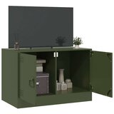 vidaXL TV omarica olivno zelena 67x39x44 cm jeklo | Shoptok.si