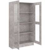  Vitrina siva boja betona 82 5 x 30 5 x 150 cm od iverice | shoptok.hr
