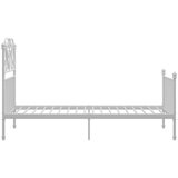  Okvir za krevet bijeli metalni 100 x 200 cm | shoptok.hr