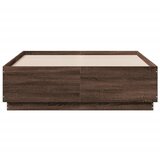  Okvir za krevet s LED svjetlima boja hrasta 120 x 190 cm drveni | Eponuda.ba