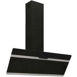  Kuhinjska napa 90 cm jeklo in kaljeno steklo črna, (20746354) | Shoptok.si