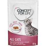 Concept for Life 10 € uštede! 48 x 85 g - All Cats - u želeu