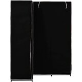 vidaXL 282449 Corner Wardrobe Black 130x87x169 cm | shoptok.hr