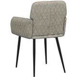  Trpezarijske stolice 4 pcs Umetnička suknja koža Svjetlosiva | shoptok.hr