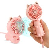 Generic Prenosni ročni ventilator, Mini USB ventilator z baterijo za ponovno polnjenje in 3 hitrostmi, ljubek osebni majhen električni ventilator za dekleta/ženske/otroke na prostem, zložljiv ročni, (21125938) Cene