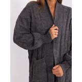BADU Cardigan-BA-SW-8032-1.06P-dark grey | Shoptok.si