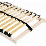 LEŽAJ s letvicama Smeđa 80 x 190 cm Čvrsto drvo bukve | shoptok.hr