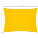vidaXL Senčno jadro oksford blago pravokotno 2x4,5 m rumeno, (20743204) | Shoptok.si