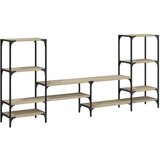 Maison Chic TV omarica - TV stojalo - Televizijska omarica sonoma hrast 206,5x28,5x95 cm inženirski les, (21702418) | Shoptok.si