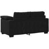  3-dijelni set sofa s jastucima crni baršun | Shoptok.si