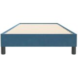 Box spring krevet bez madracem tamnoplavi 80x220 cm baršunasti | shoptok.hr