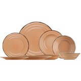 Kütahya Porselen 24-delni oranžen jedilni set iz porcelana Kütahya Porselen Basis Cene