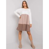 RUE PARIS Dress-RV-SK-7188.83P-brown | Shoptok.si
