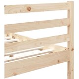  Posteljni okvir iz trdnega lesa 75x190 cm 2FT6, (20903693) | Shoptok.si
