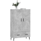  Visoka komoda boja betona 69,5 x 31 x 115 cm konstruirano drvo | Eponuda.com