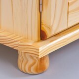 MID.YOU Kredenca Alicante, Masiven Bor, Naravna Barva | Shoptok.si