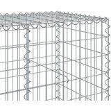  Gabionska košara s poklopcem 450x100x100 cm pocinčano željezo | shoptok.hr