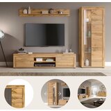 MID.YOU Dnevni Regal Jam, Barva Hrasta, 3-Delni | Shoptok.si