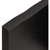  Kupaonska radna ploča tamnosmeđa 60x40x(2-6) cm tretirano drvo | shoptok.hr