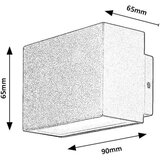 Rabalux 77073 - LED spoljašnje zidno svetlo MATARO LED/7W/230V IP54 crna | Eponuda.com