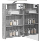  Kopalniška ogledalna omara Siva Sonoma 40 x 10,5 x 60,5 cm, (5000233240) | Shoptok.si