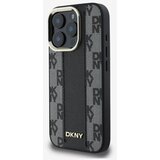 Dkny PU Leather Checkered Pattern Magsafe iPhone 16 Pro Max Black Ovitek za telefon Vijolična | Shoptok.si