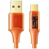 McDodo CA-2093 KABL 6A, USB-A na TIP-C, DUŽINA 1.8m, ORANŽ, Transparent | ePonuda.com