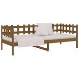  Dnevna postelja medeno rjava 90x200 cm trdna borovina, (20684700) | Shoptok.si