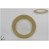 OVAL 33CM SA ZLATNIM RUBOM STAKLO XNA21013611 | Eponuda.ba