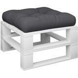  Jastuk za palete crni 50 x 50 x 12 cm od tkanine | Eponuda.com