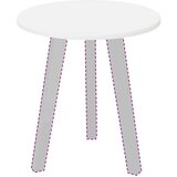 vidaXL Nepremična površina Bela 40 x 40 x 1.5 cm Konstruiran les | Shoptok.si