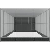  Kavez za ptice s produžetkom srebrni 1118x303x216 cm čelični | shoptok.hr