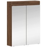  Kopalniška ogledalna omara TULUM Rjav hrast 60 x 16,5 x 78 cm, (5000157256) | Shoptok.si